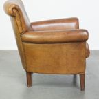 Comfortabele En Charmante Schapenleren Armchair/ Fauteuil thumbnail 4