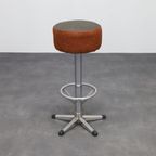 3x Bar Stool In Chrome, 1970s thumbnail 2