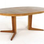 Bernhard Pedersn And Son Eiken Ronde 2x Verlengbare Eettafel Tafel Vintage 'bogvad' Deens Design thumbnail 9
