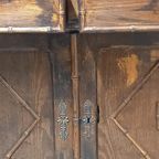 Antiek Wastafelmeubel In Bamboe-look thumbnail 4