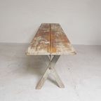Grote Klaptafel, Biertafel Biere Amos Metz, Jaren 30 thumbnail 6