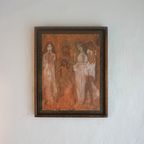 Jan Toorop 'Een Moraal' Print Ca 1897 Signed In Plate thumbnail 5