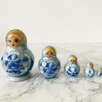 Vintage Matroesjka Set Russian Doll Set thumbnail 2