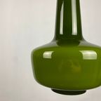 Green Opaline Glass Pendant Lamp 'Kreta' By Holmegaard By Jacob Bang 1960 thumbnail 8