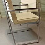 Set Van 4 Vintage Harvink Leren Eetkamerstoelen / Stoelen thumbnail 2