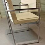 Set Van 4 Vintage Harvink Leren Eetkamerstoelen / Stoelen thumbnail 6