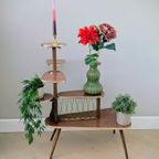 Vintage, Retro Planten Tafeltje/etagère Jaren '50-'60 thumbnail 11