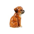 Boxer Puppy Beeld Sculptuur Hond Keramiek Figuurtje 16cm thumbnail 5