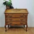 Brocante Queen Ann Secretaire, Ladekast, Landelijk Bureau thumbnail 2