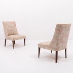 1960’s Pair Of Italian Mid-century Side Chairs/boudoir Chairs thumbnail 4