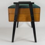 Naaikastje - Sewing Cabinet -Opberg Systeem - Hout - Stof - 1950'S thumbnail 8