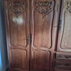 Vintage/antieke Queen Anne Kledingkast 2.54 X 1.85 X 0.54 M thumbnail 3