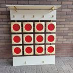 Pop Art Jaren 70 Wand Garderobe Rood thumbnail 2