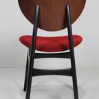 6x Vintage Eetkamerstoelen G-Plan - Rood, Jaren '50/'60 thumbnail 18