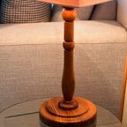 Vintage Rare Ikea Pine Wood Table Lamp thumbnail 5