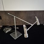 Bureaulamp - Tafellamp - Design - Zilverkleurig -verstelbaar thumbnail 11