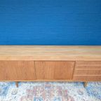 Vintage Eiken Lowboard, Jaren '60, Deens Design thumbnail 9