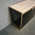 Belgo Chrom Tweedeurs Sideboard In Maison Jansen Style - Jaren 70 thumbnail 14