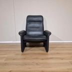 De Sede Ds50/Ds55 Fauteuil - Zwart - Neckleder - Design thumbnail 2