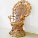 Vintage Rieten Pauwenstoel Peacock Chair Rotan 1970’S thumbnail 5