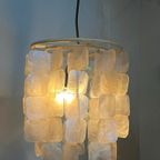 Set Van 2 Capiz Schelpen Schelp Hanglamp Hanglampen Bamboe Frame thumbnail 14