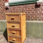 Bamboe Rotan Vintage Ladenkast thumbnail 10