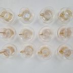 12 Glazen Gulla Skruf Thee Irish Coffee Glas Gold-Plated '60 thumbnail 4
