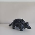 Armadillo. Barro Negro - Dona Rosa Mexico Vintage '50-'70 thumbnail 3