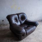 2 Midcentury Leather Club Chairs thumbnail 19