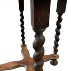 Vintage Houten Pied De Stal / Bijzettafel / Plantentafel thumbnail 8
