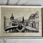 “Rijn Bij Woerden” Potlood Tekening Door C.G. Baars thumbnail 12