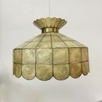 Vintage Mother Of Pearl Hanging Lamp 1970S thumbnail 18