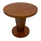 Vintage Bijzettafel Art Deco Stijl Jaren 80 Hout Taletje thumbnail 5