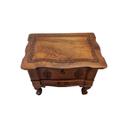 Teak Houten Juwelen Miniatuur Kastje, Jaren 70/80 thumbnail 6
