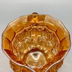 Franse Carnaval Iriserend Glas Waterkan En Glas Oranje thumbnail 12