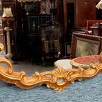 Vergulde Spiegel. Hout. thumbnail 5