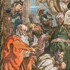 Wandtapijt “De Aanbidding Der Koningen”. thumbnail 4