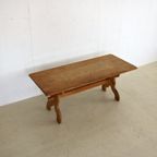 Vintage Eiken Salontafel | Tafel | Jaren 50 | Deens thumbnail 7