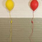 Set Van 2 Vintage Ikea Ballon Wandlampen thumbnail 2