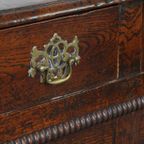 Unieke Antieke Side Table/ Dresser Uit Begin 18e Eeuw Met Een Onvoorstelbaar Patina thumbnail 16