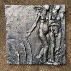 Leonhard Eder Aluminium Wandsculptuur Herbst , Jaren 80 thumbnail 2