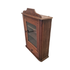 Frans Art Deco Eiken Hangkastje Met Lade, Jaren 30 thumbnail 5