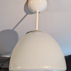 Vintage Opaline Hanglamp Van "Gispen/Giso" Jaren 50S thumbnail 6