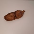 Vintage Houten Borrel Plank Tapas Schaal Snack Schaaltje thumbnail 3