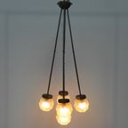 Art Deco Hanglamp Met 5 Bollen Aan 5 Stangen thumbnail 2