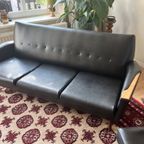 Vintage Zithoek. Bank + Fauteuil thumbnail 4