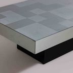 Vintage Mid-century Geometrische Salontafel In Chroom thumbnail 2