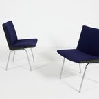Set Of 4 Danish Modern ‘airport’ Chairs By Hans J. Wegner thumbnail 5