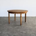 Vintage Eettafel | Tafel | Verlengbaar | Brutalist | Kjaernulf (2) thumbnail 8