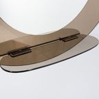 Mid-century Modern Italian Wall Mirror With Sconces From VECA 1960s thumbnail 6